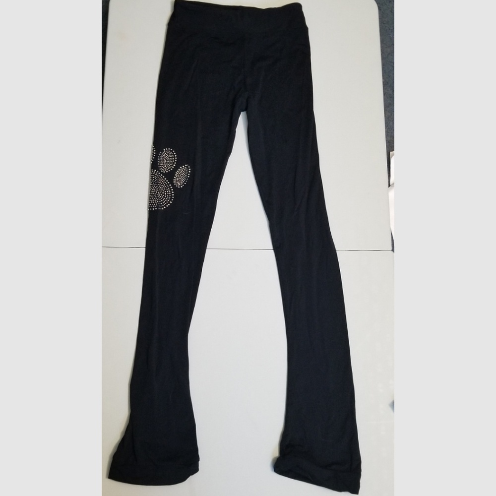 Ice Skating Pants with Paw Print